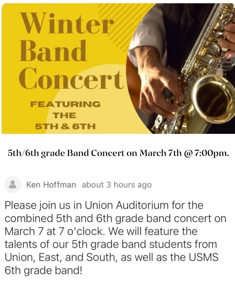 band concert information