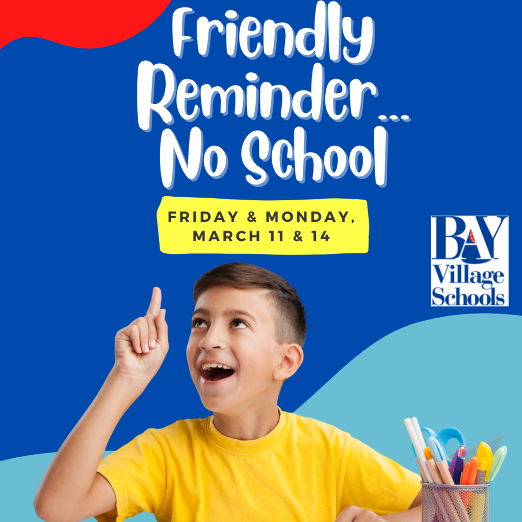 No school on March 11 & 14, 2022 Photo