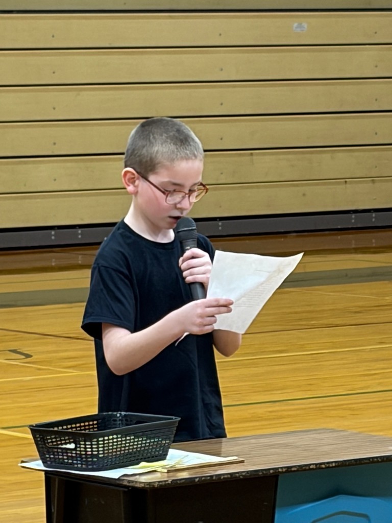 Elementary Students of the Month and POWER Ticket Winners