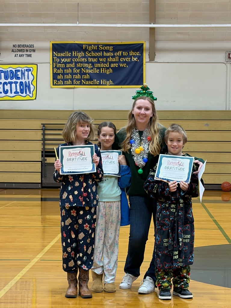Elementary Students of the Month and POWER Ticket Winners