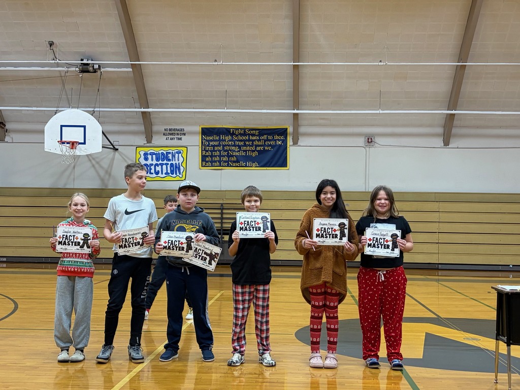 Elementary Students of the Month and POWER Ticket Winners