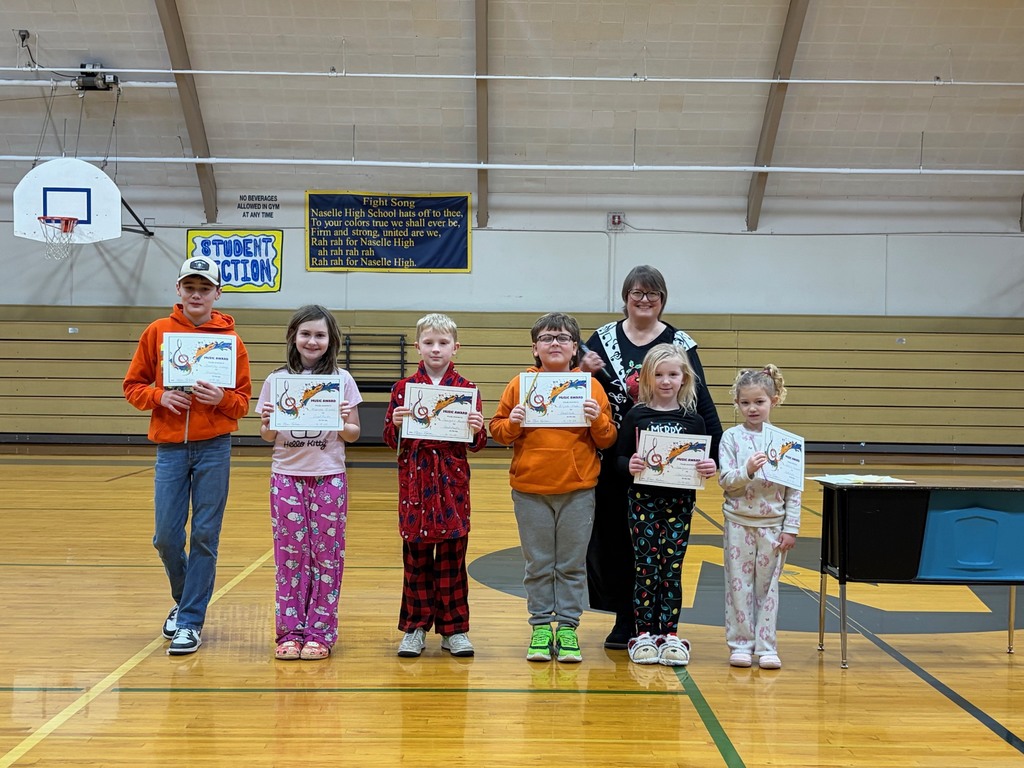 Elementary Students of the Month and POWER Ticket Winners