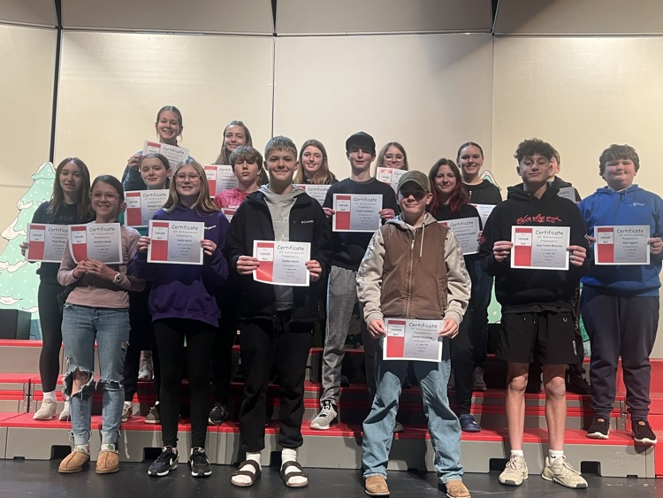 A- Honor Roll Students