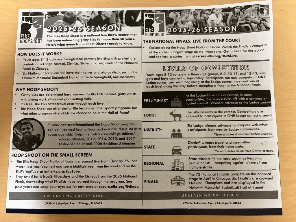 ELKS Hoop Shoot