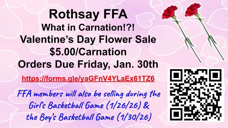 FFA Carnation Sale