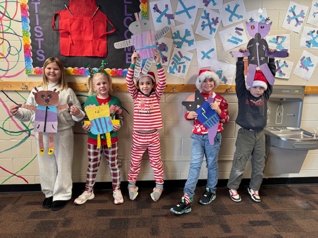 students with cozy critters