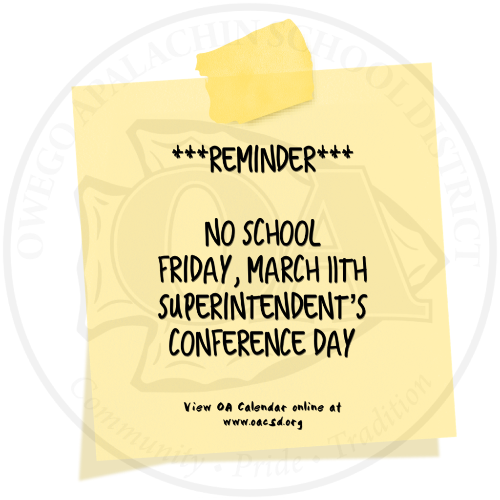 No School March 11th