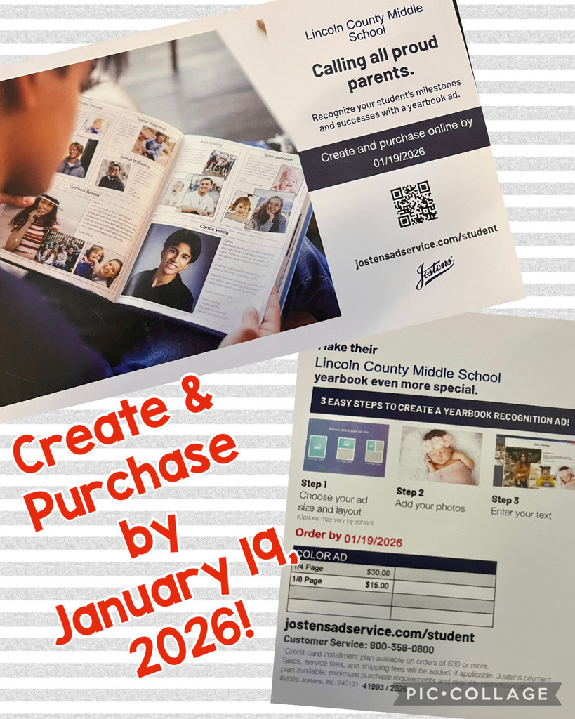 Ad for 8th Grade yearbook page