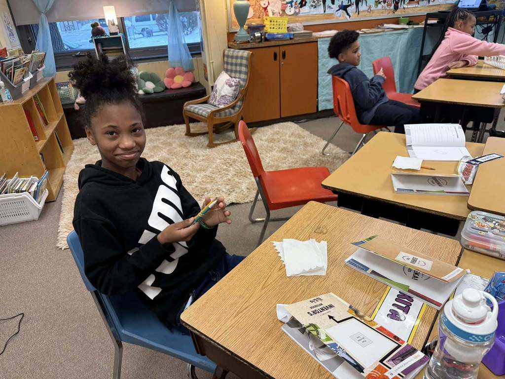 Students in a classroom.