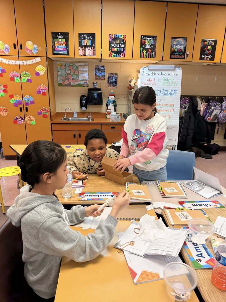 Students in a classroom.