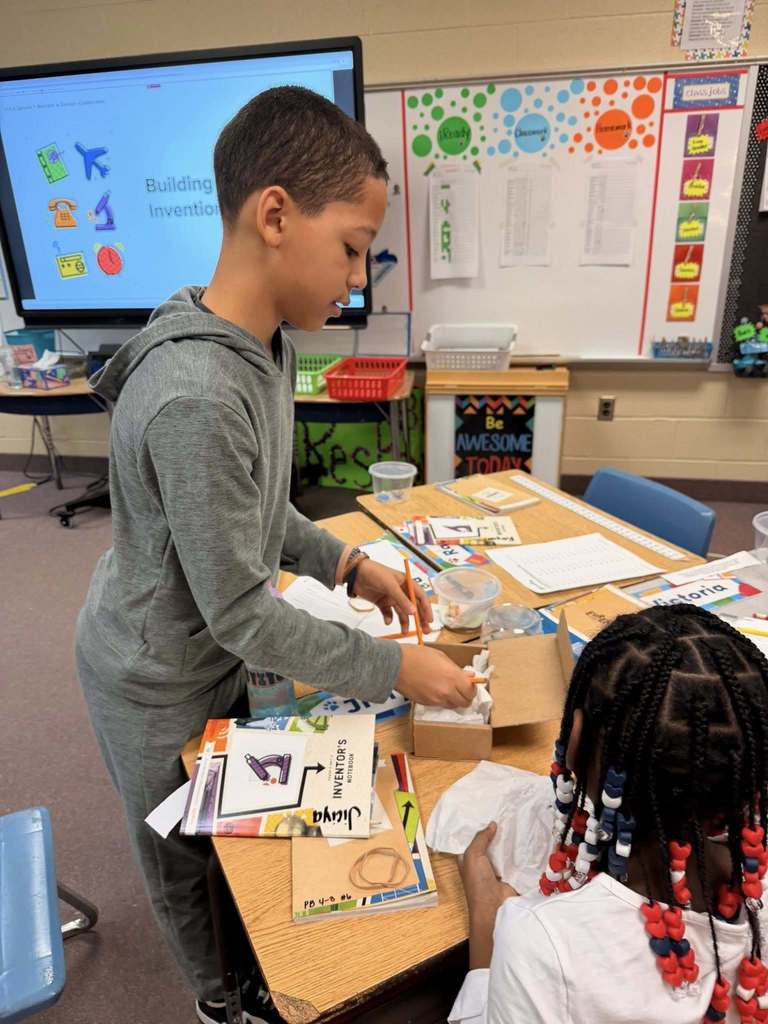 Students in a classroom.