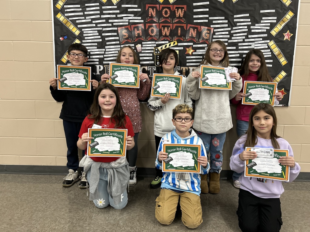 3rd Grade High Honor Roll 