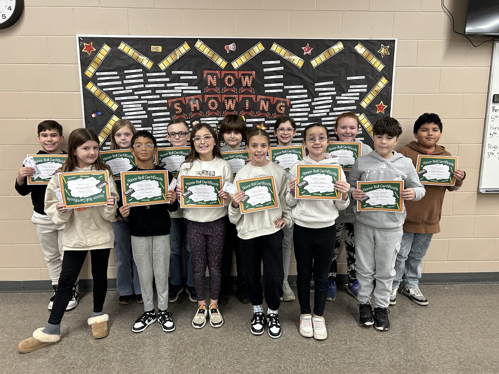 4th Grade High Honor Roll