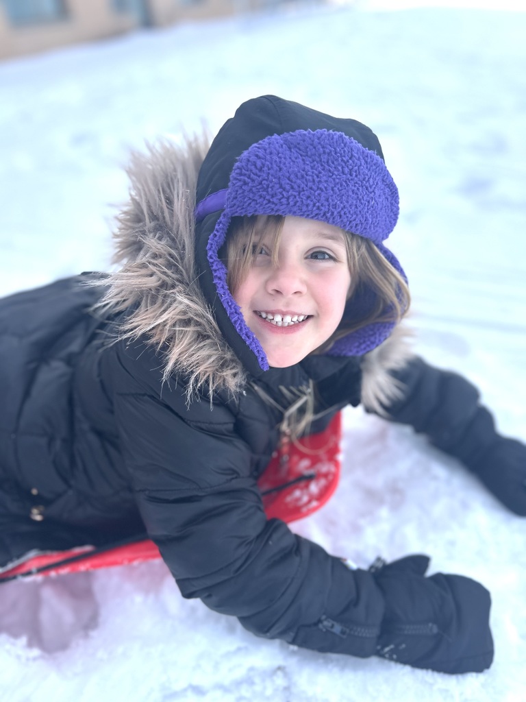 Preschoolers in the snow