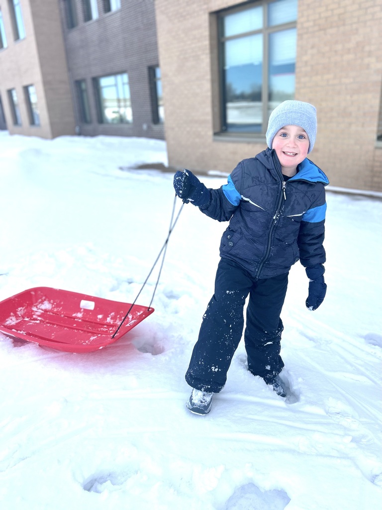 Preschoolers in the snow