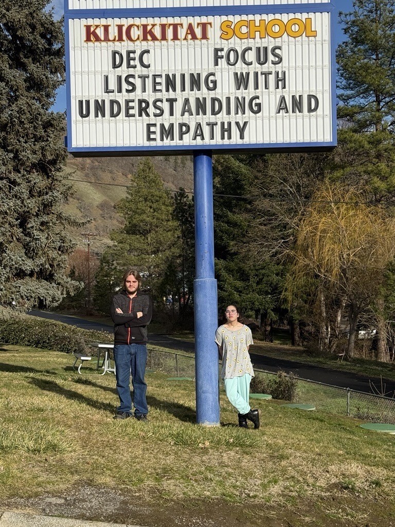 December students of the month.