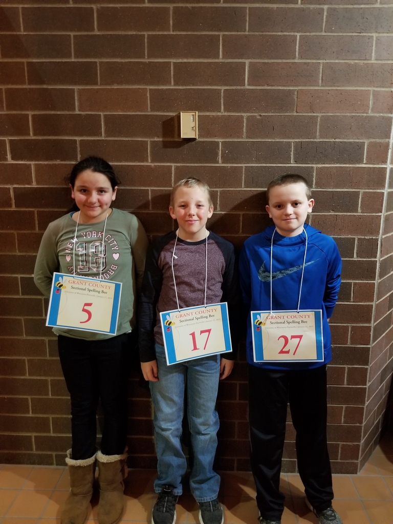 Sectional Spelling Bee Students