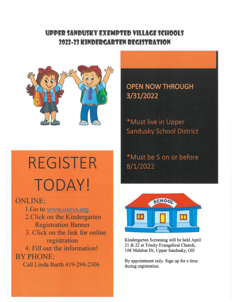 Kindergarten Registration