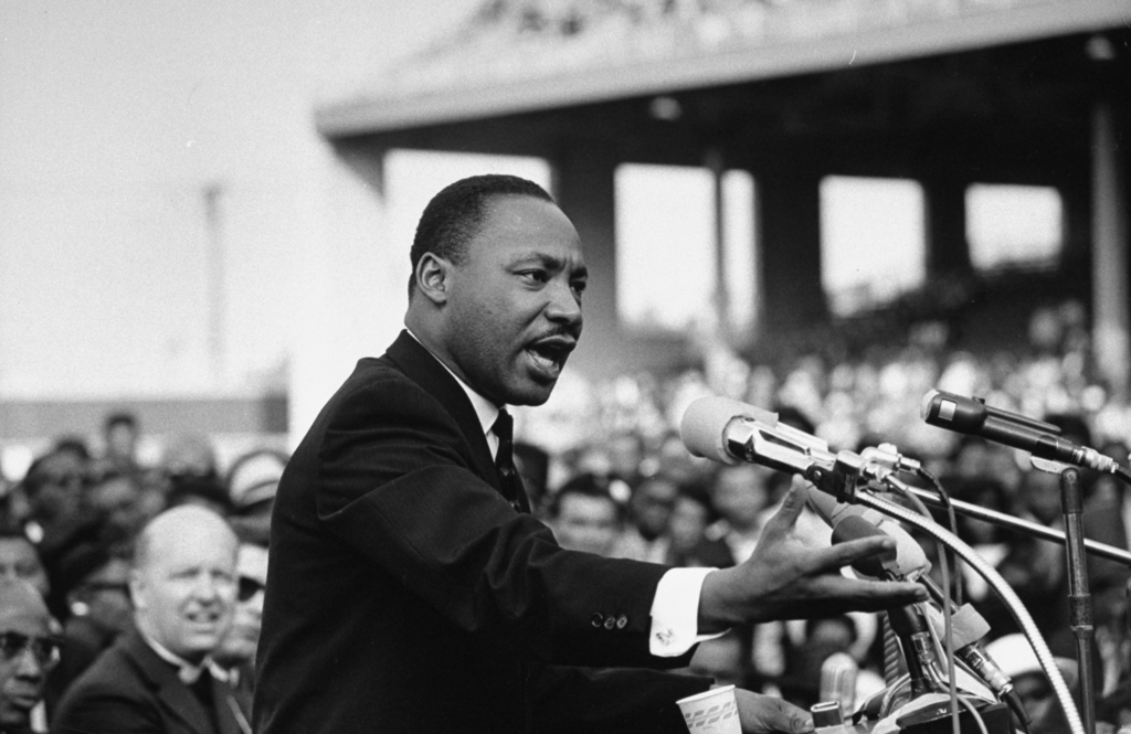 Martin Luther King, Jr. speaking