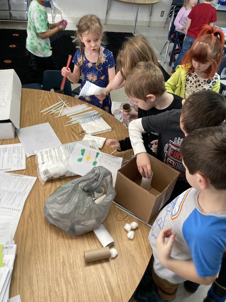 Egg Drop project with Mrs. Sawicki's class