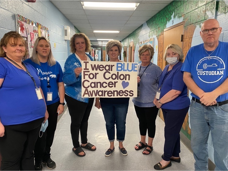 Blue for Colon Cancer Awareness