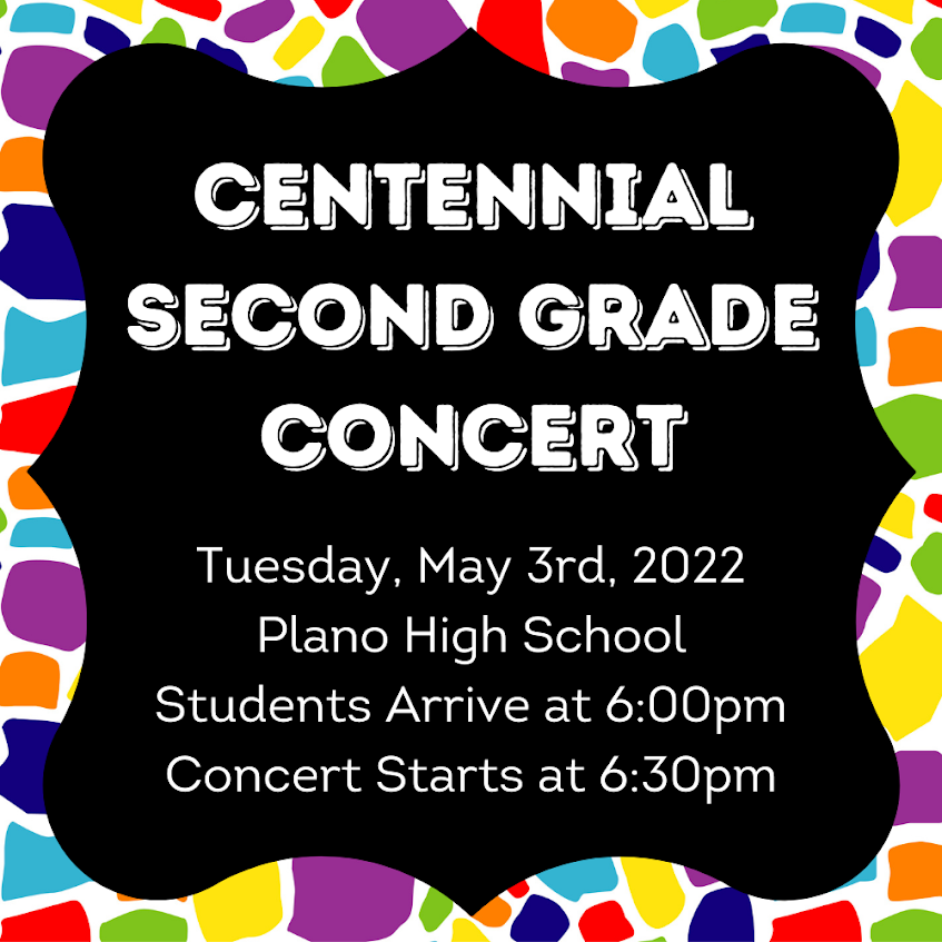 2nd Grade Concert