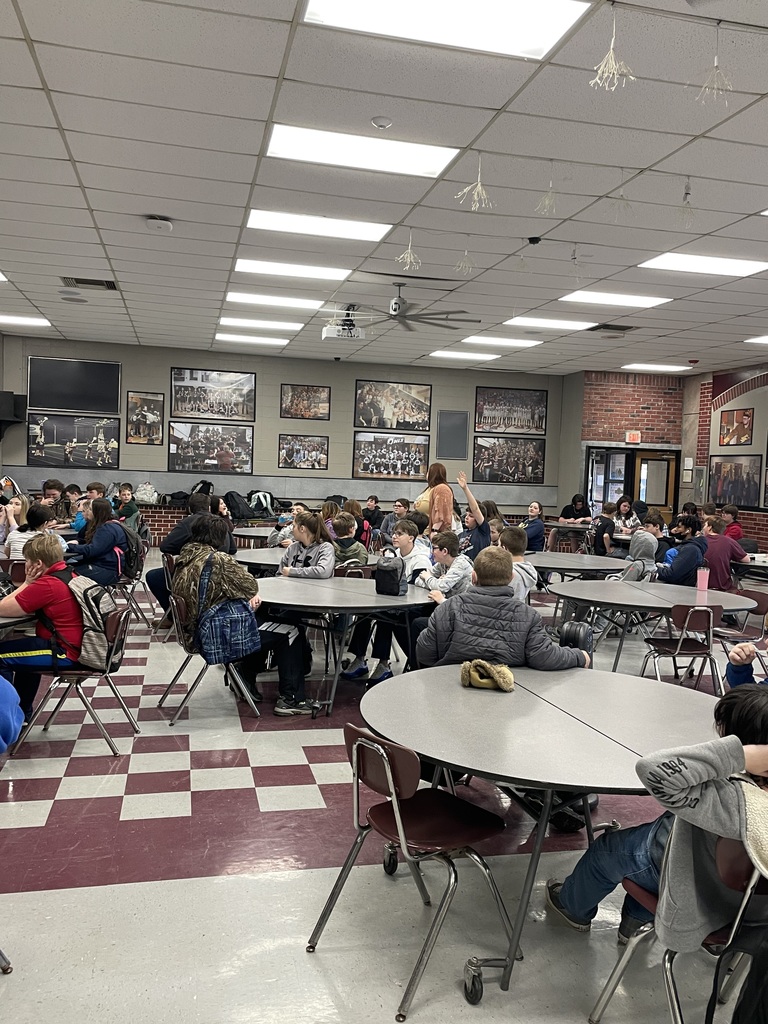 7th Grade students participate by asking questions and providing examples. 