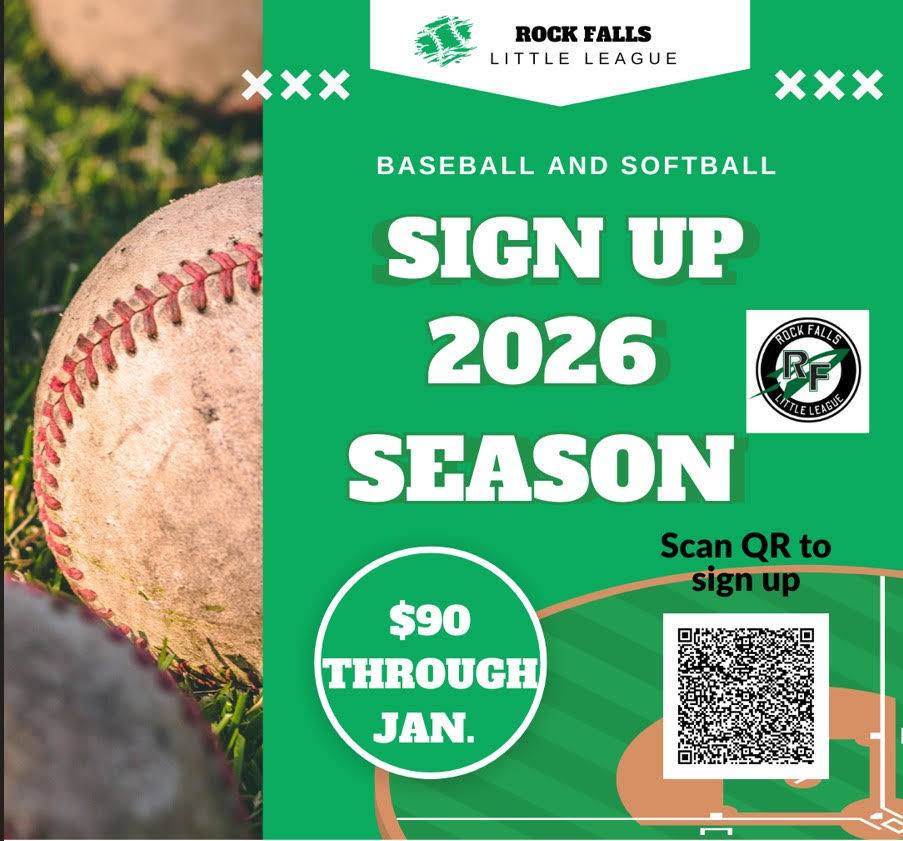 Rock Falls Baseball and Softball Sign Up