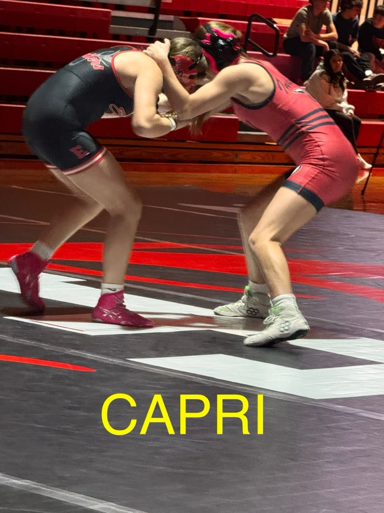 Capri gets the pin against Elkhorn High