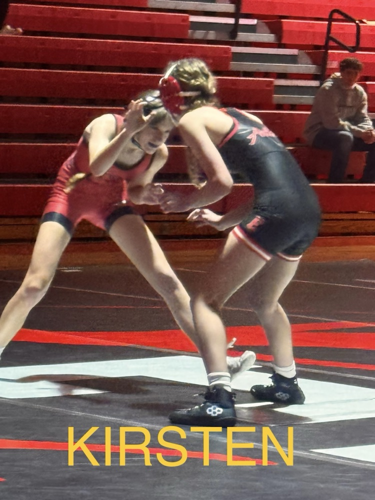 Kirsten goes 3 periods against Elkhorn High and takes a 6-8 loss