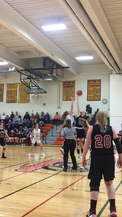 Girls basketball game