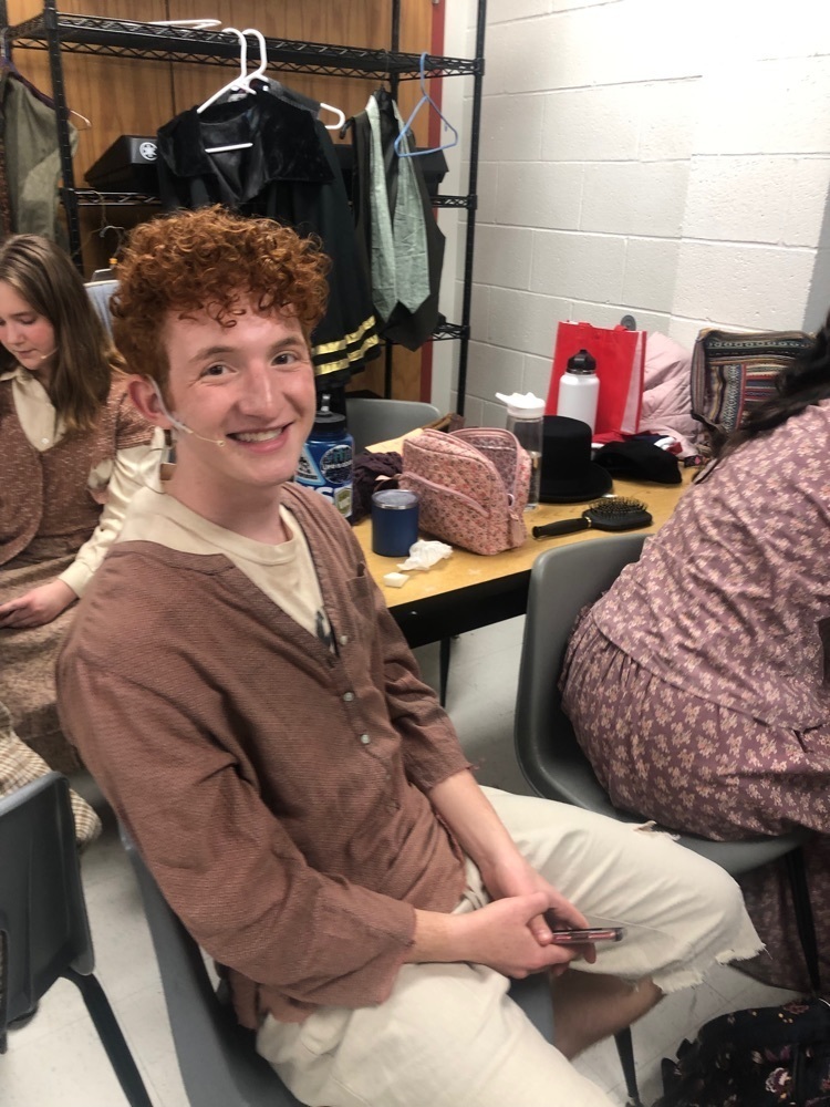 Seamus getting ready