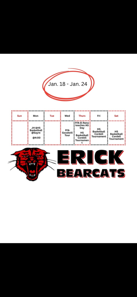 activities January 19, 2026