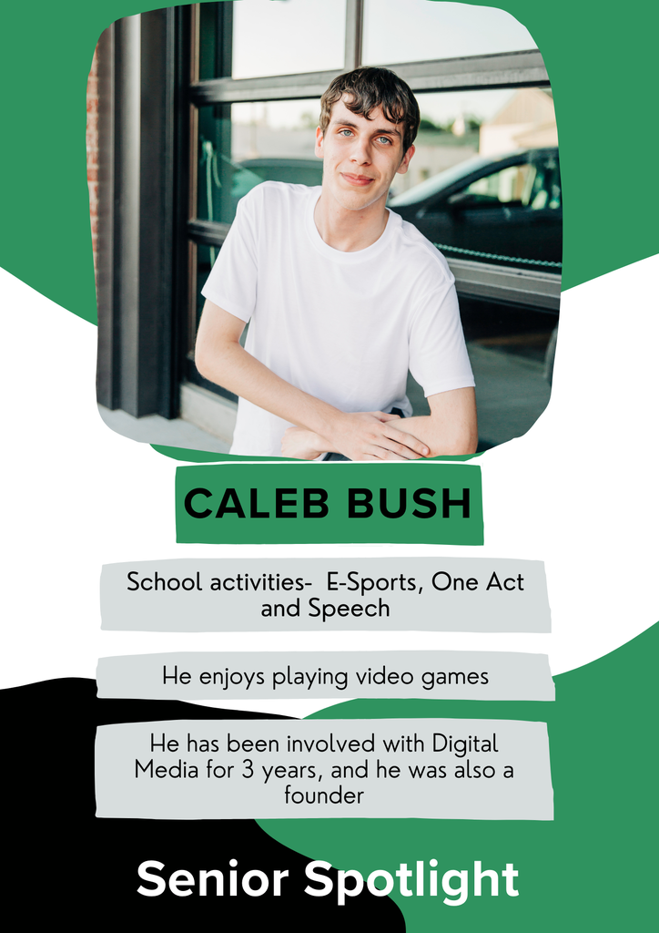 Senior Spotlight - Caleb Bush