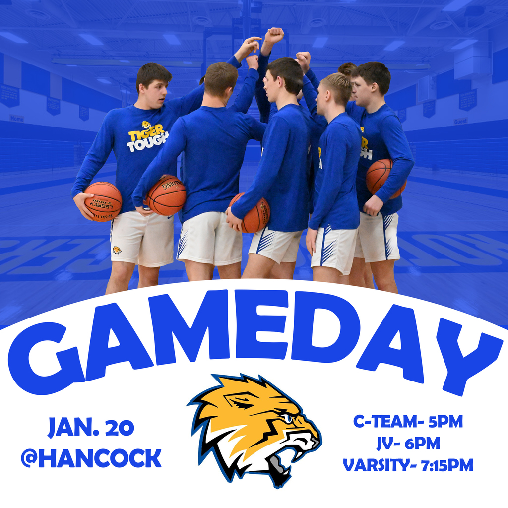 Gameday at Hancock with the whole team in the picture.