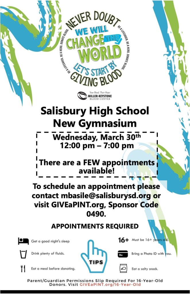 March blood drive