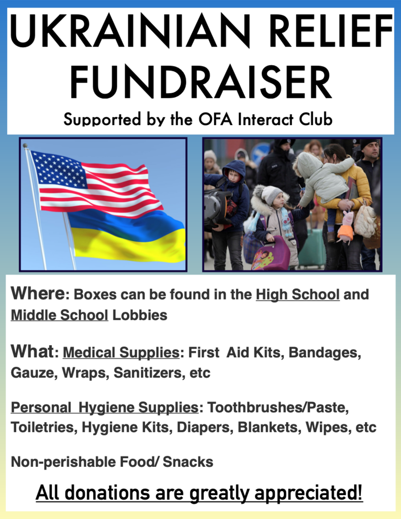 Interact Club Donation Flyer