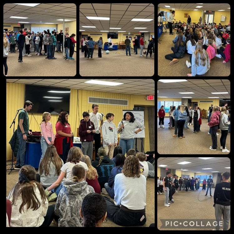 7th graders at retreat