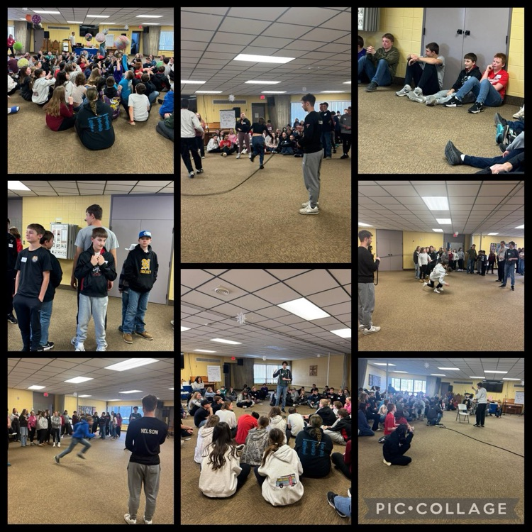 7th graders at retreat