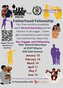Flyer for Fatherhood Fellowship.