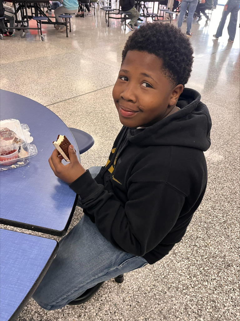 Celebrating with ice cream