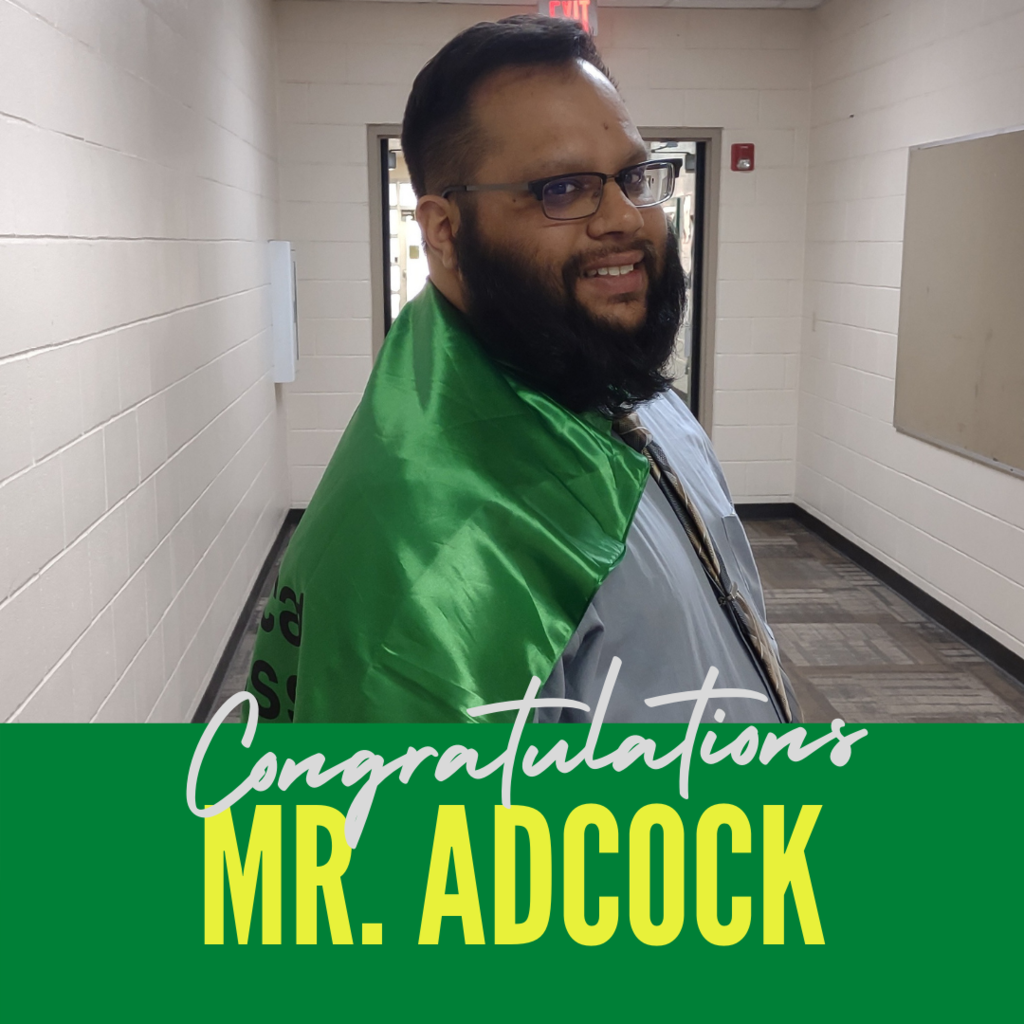 Mr. Adcock March Bobcat Boss Teacher