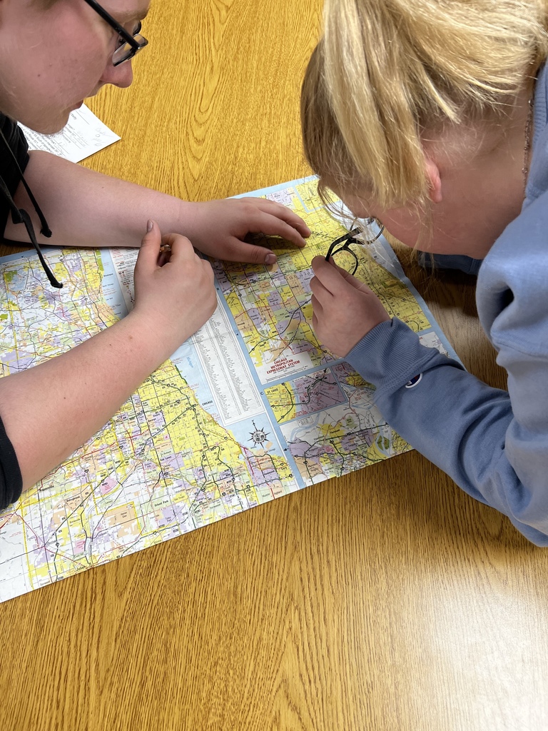 Students work to find direct rout from Midway Airport to The United Center in Chicago
