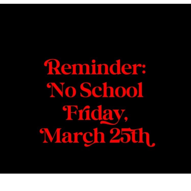 black background with red lettering 