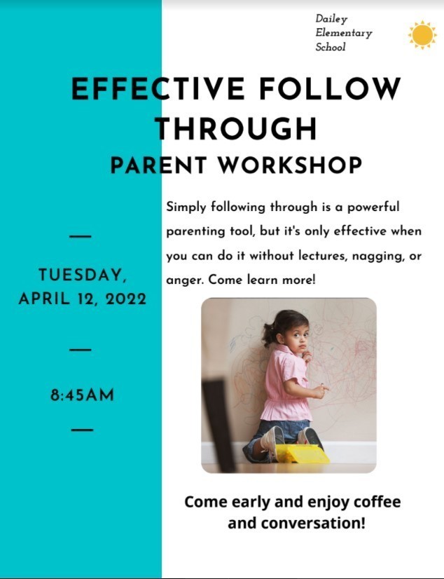 Parent workshop on Effective Follow Through 