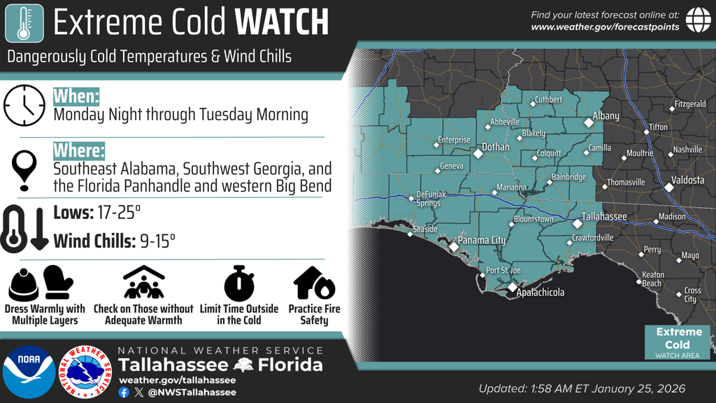 Weather update 1-25-26