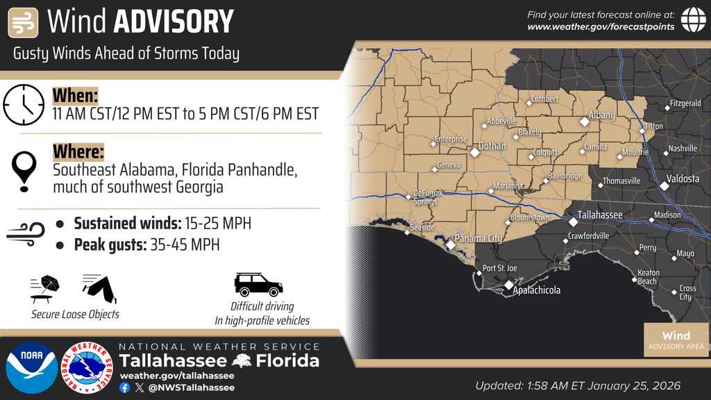 Weather update 1-25-26