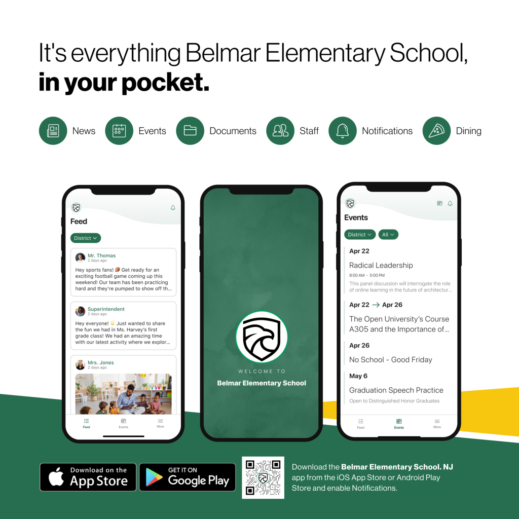 It's everything from your district in your pocket. News Events Documents Staff Dining Notifications Download the district's app from the ios app store or android play store and enable notifications (pictures of the app).