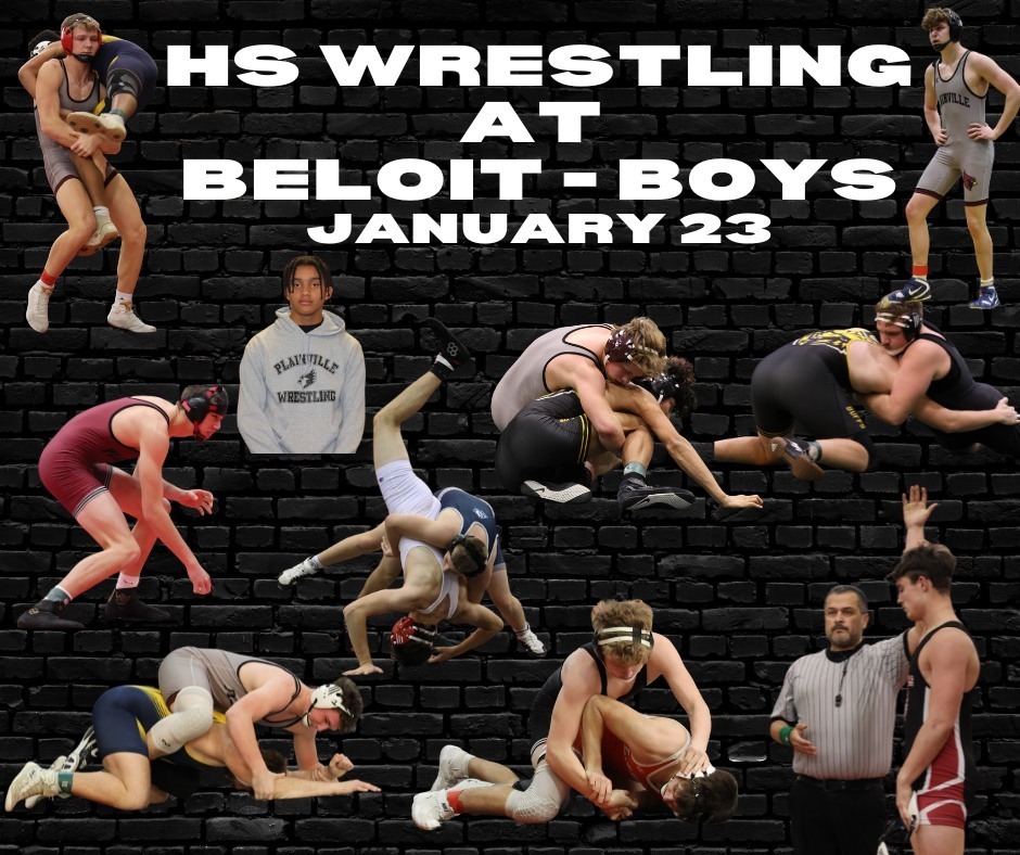 HS WRESTLING AT BELOIT, BOYS JANUARY 23