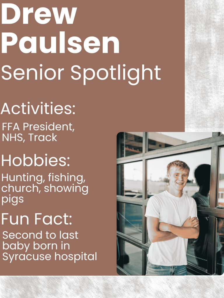Senior Spotlight - Drew Paulsen